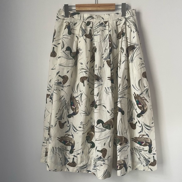 Vintage Duck print Skirt - Picture 8 of 9